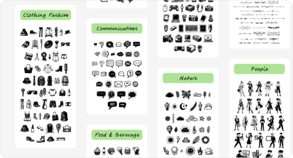 Hand Drawn Illustration Pack